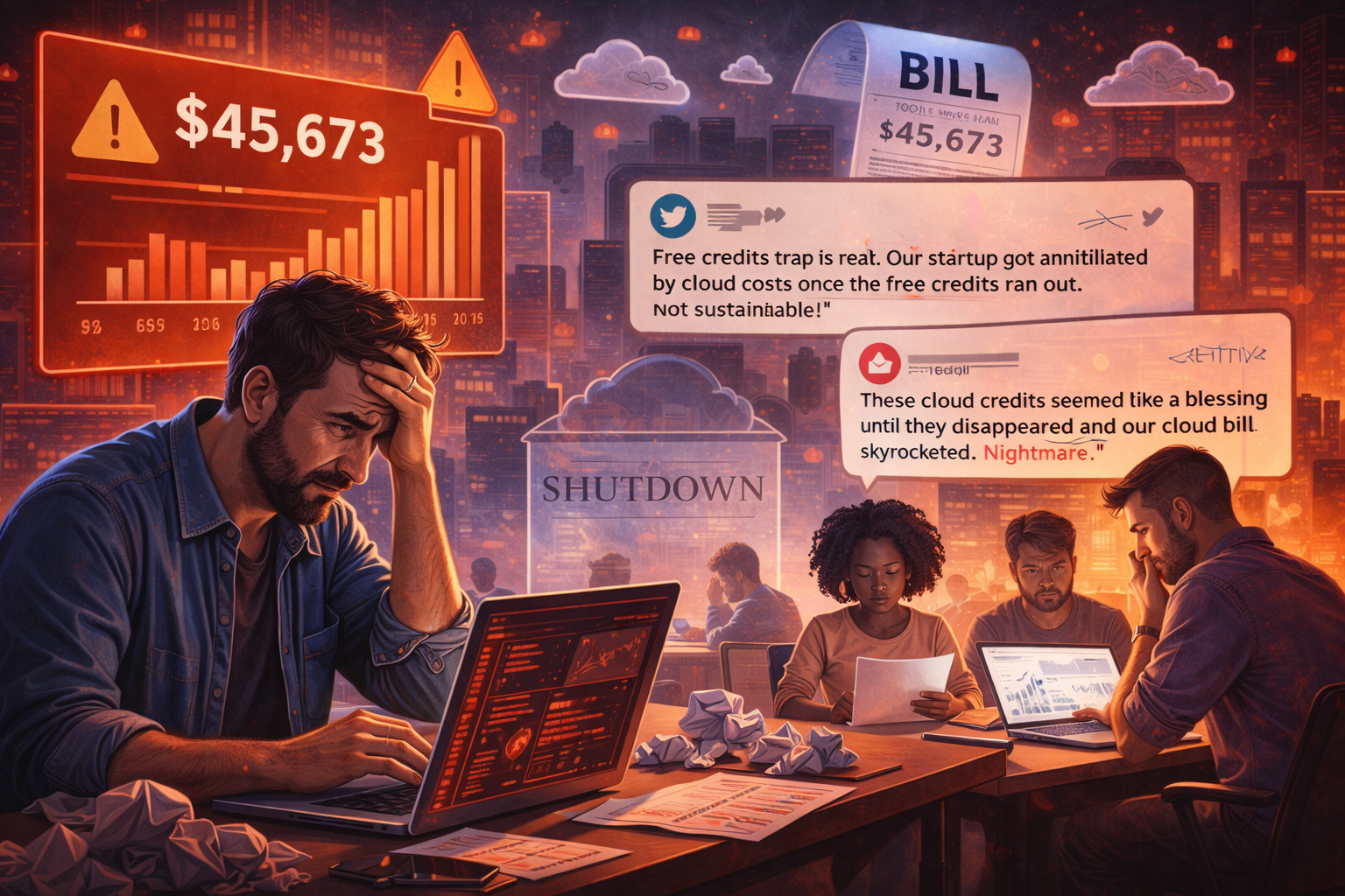 Free Cloud Credits Aren’t Free: The Hidden Costs Startups Discover Too Late